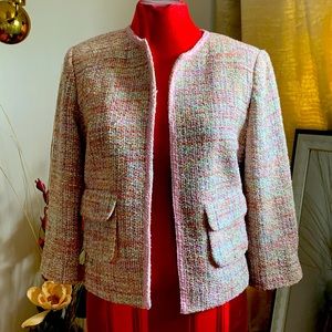Express tweed business casual jacket